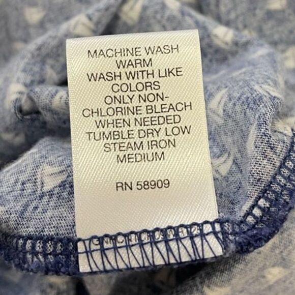 Daniel Cremieux Classics Men's Blue Sailboat Nautical Print Polo Shirt Size XL - Picture 6 of 10